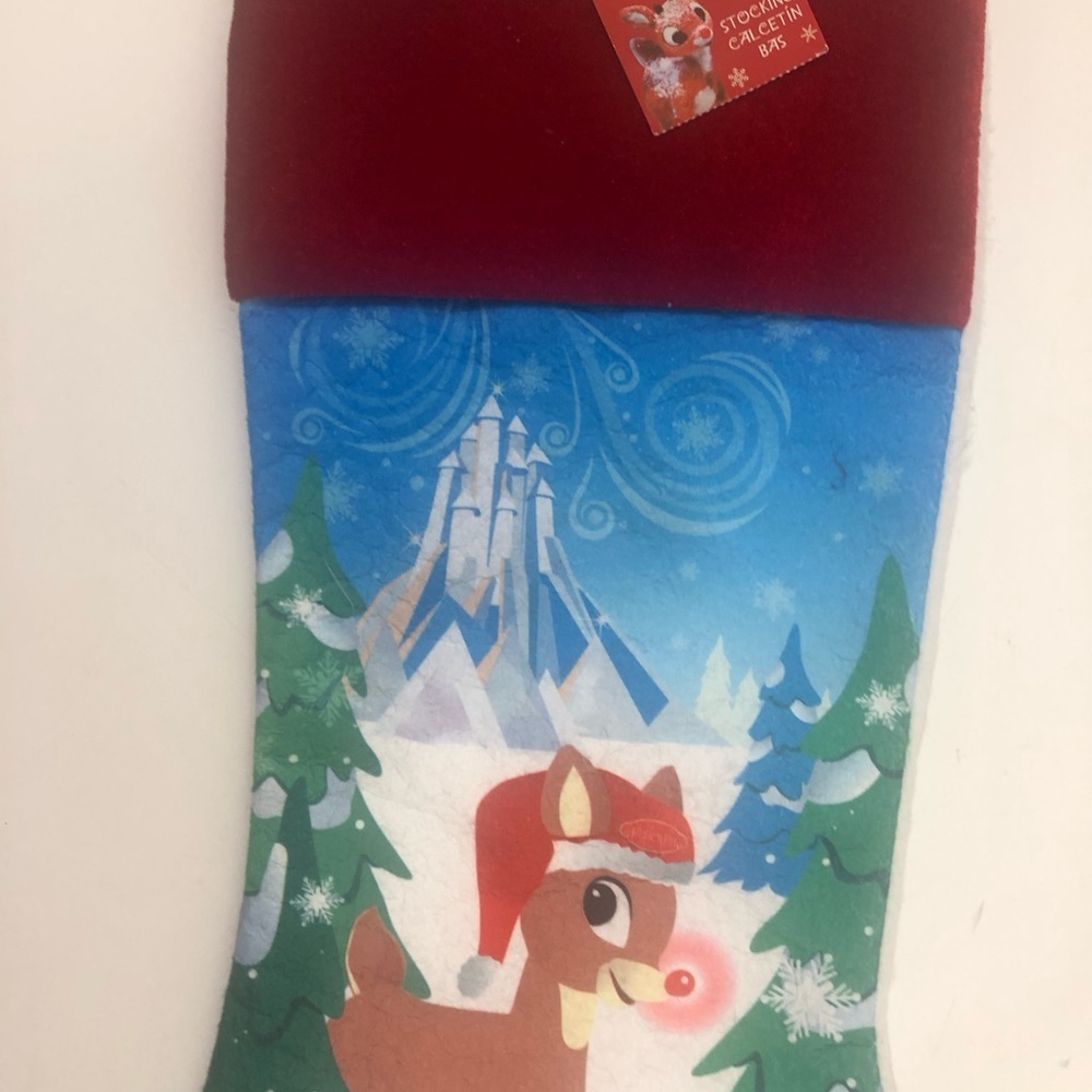 Rudolph The Red Nosed Reindeer Christmas Stocking - Picture 5 of 8
